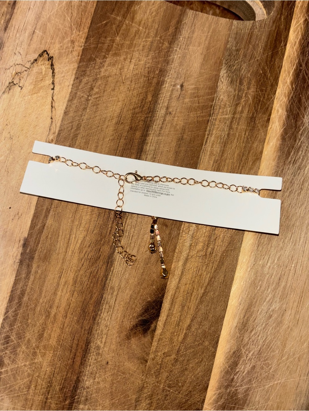 Beautiful Rhinestone Bow Anklet - Picture 2 of 2